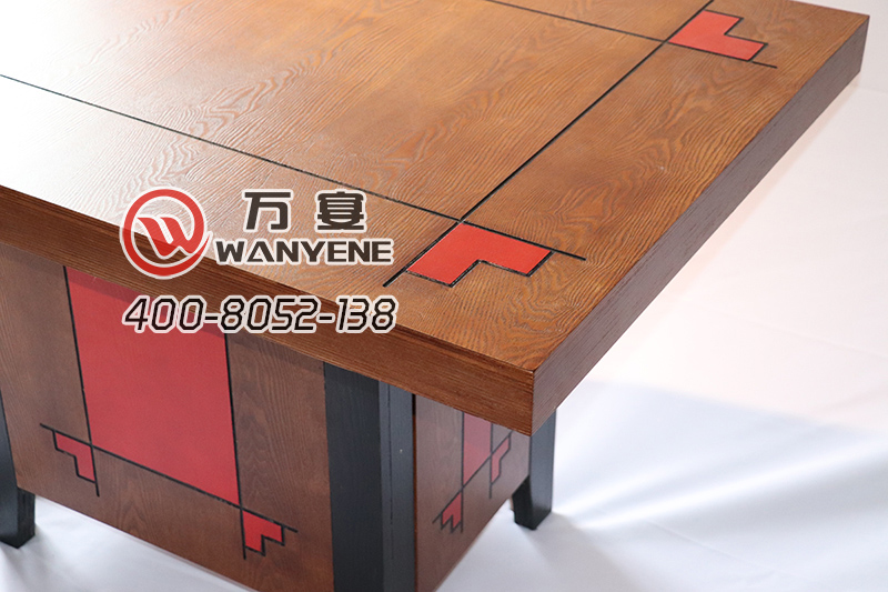 实木方桌-桌面